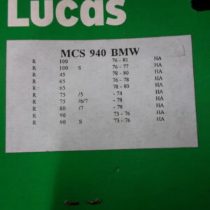 GIRLING MCS940, BMW