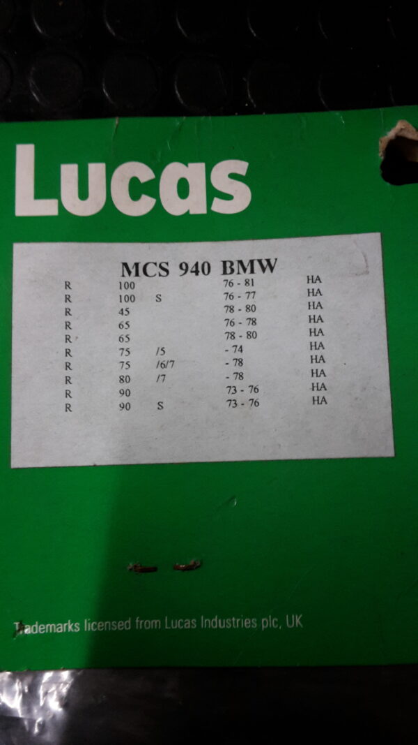 GIRLING MCS940, BMW