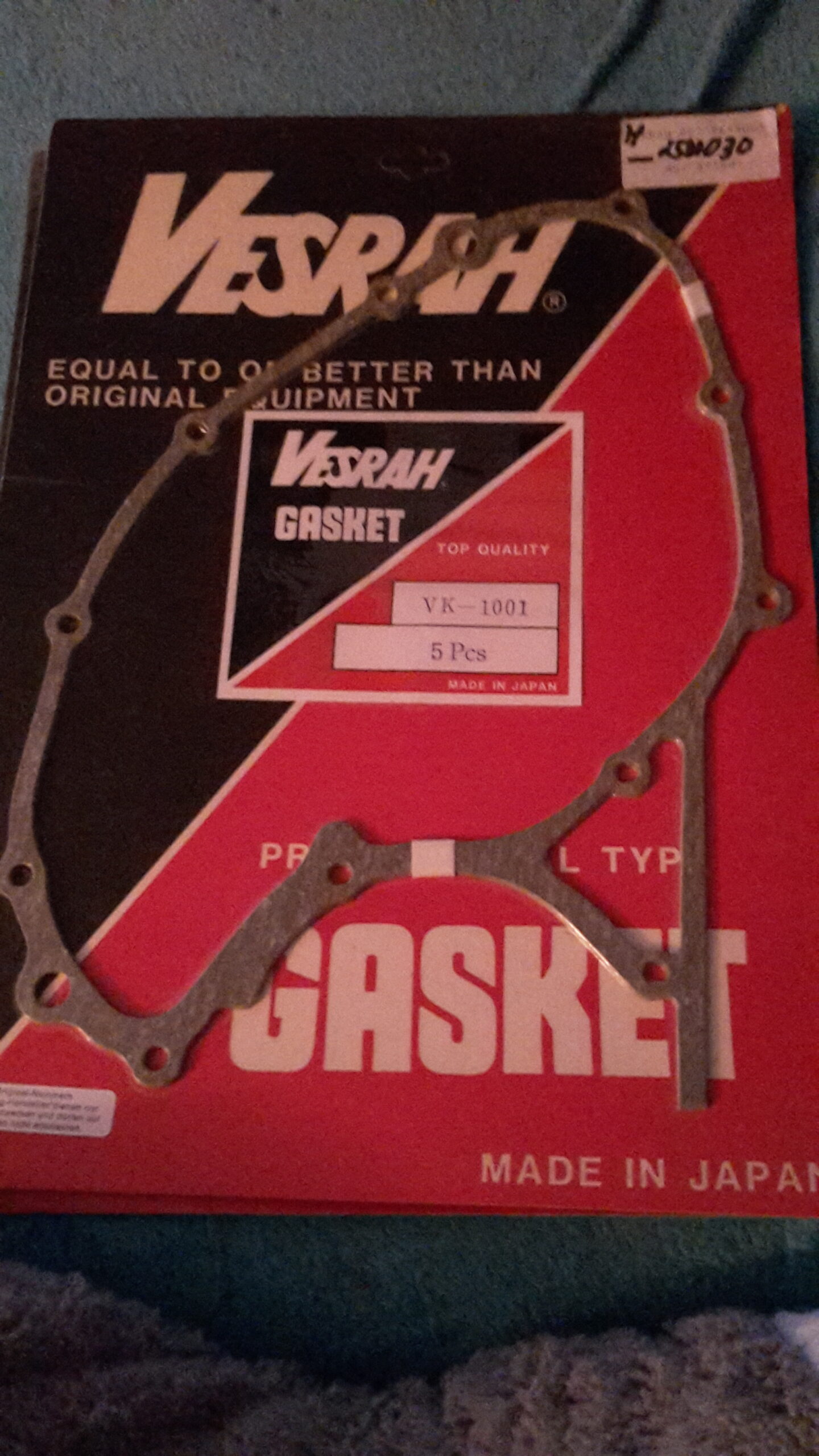 GASKET,L.CASE COVER , XL500S,XL250S, XR250R