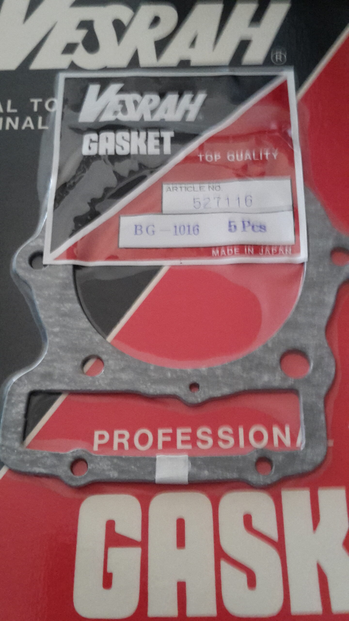 GASKET; CYLINDER , XL500S/R