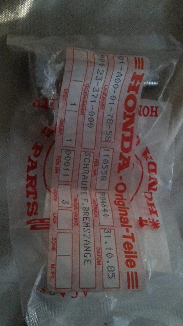 BOLT FR.CALIPER, GL1000LTD
