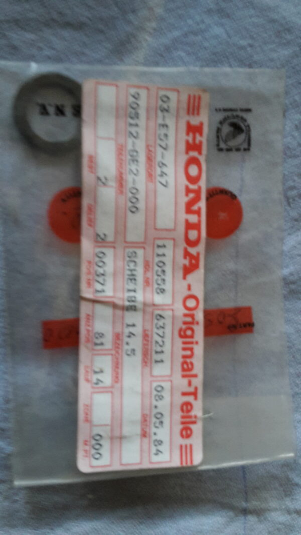 WASHER , 14,5mm, MBX50C.D.E.