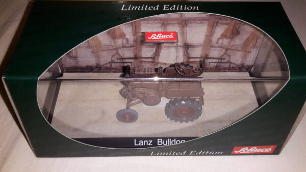 SCHUCO LANZ BULLDOG TRAKTOR „NOSTALGIE“ BRAUN 1:43