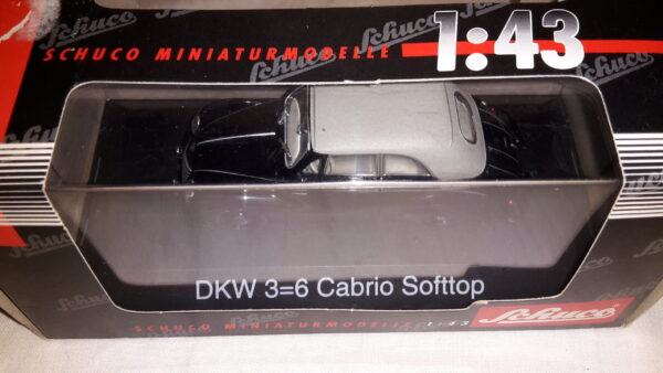 SCHUCO DKW 3=6 CABRIO SOFT TOP, 1:43
