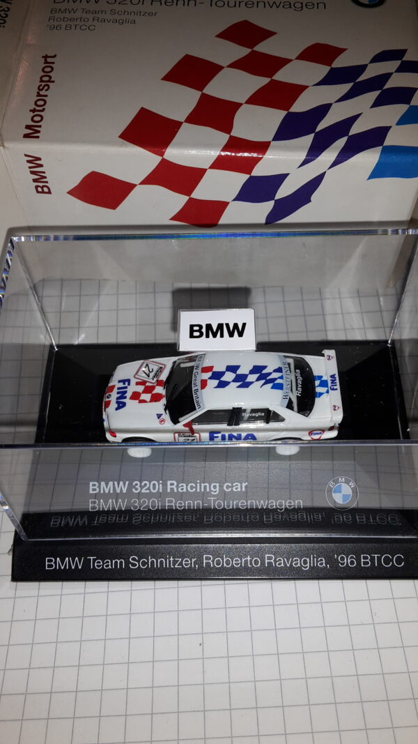 BMW 320i RACING CAR ROBERTO RAVAOLIA `96 BTCC 1:87