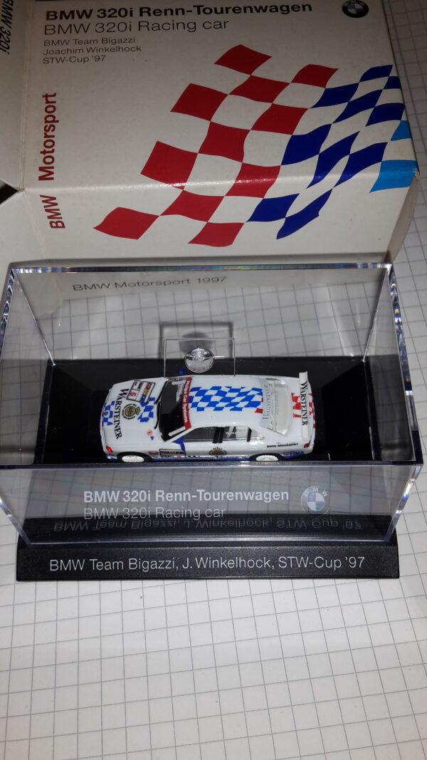 BMW 320i RACING CAR ROBERTO RAVAOLIA `96 BTCC 1:87