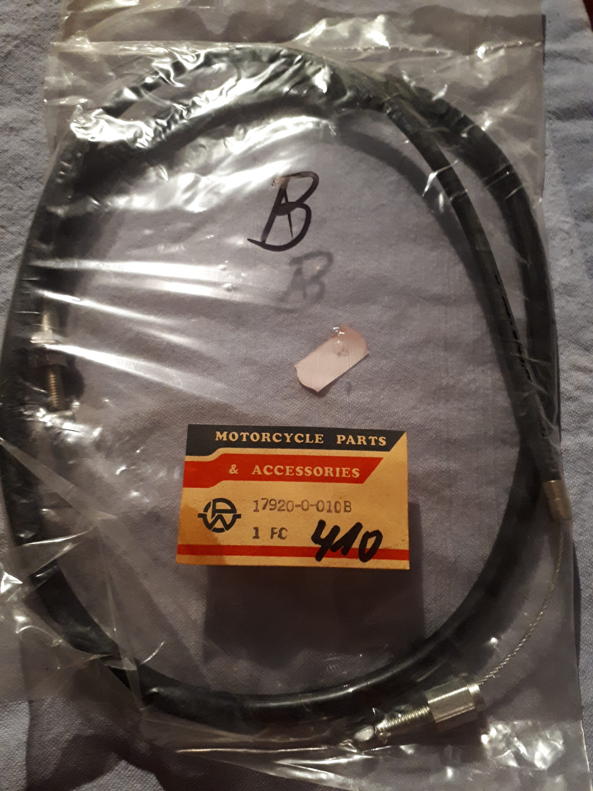 GASZUG B HONDA XL350R -KGO-