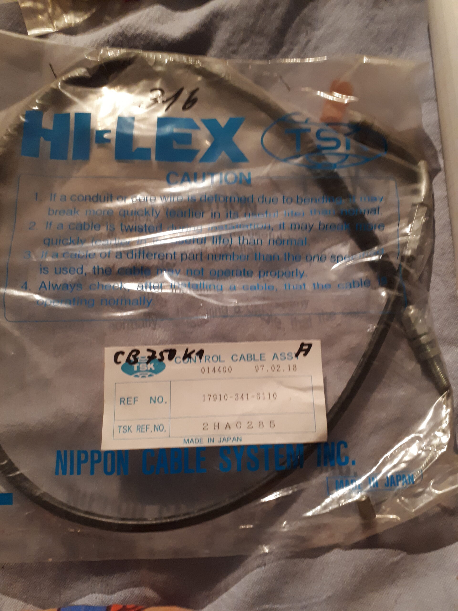 CABLE A THROTTLE CB750K1 , CB750K6-P5