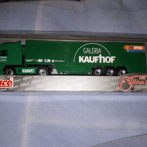 SCHUCO DAF 95XF KOFFERSATTELZUG m.SEITENVERKL. „GALERIA KAUFHOF“ 24501 1:87