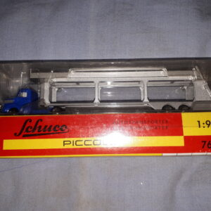 SCHUCO KRUPP AUTOTRANSPORTER BLAU 1:90