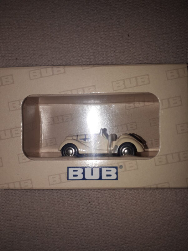 BUB BMW 328, CREMEWEIß ROADSTER 1:87