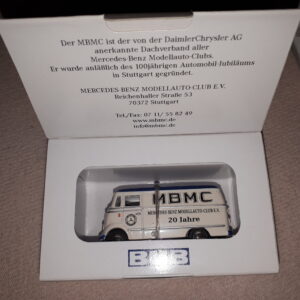 BUB MERCEDES-BENZ MODELLAUTO-CLUB e.V. 20JAHRE /MBMC 1:87
