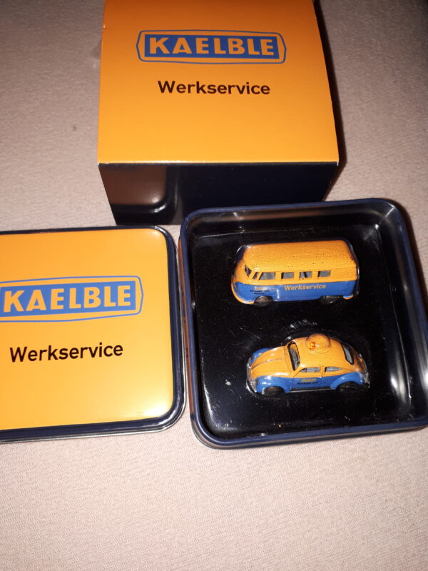 BUB „KAELBLE-WERKSERVICE“ VW KÄFER, VW BUS ,1:87