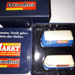 BUB OLDTIMER MARKT/PRAXIS ZUR VETERAMA 2004 ,VW BUS. MB BUS 1:87