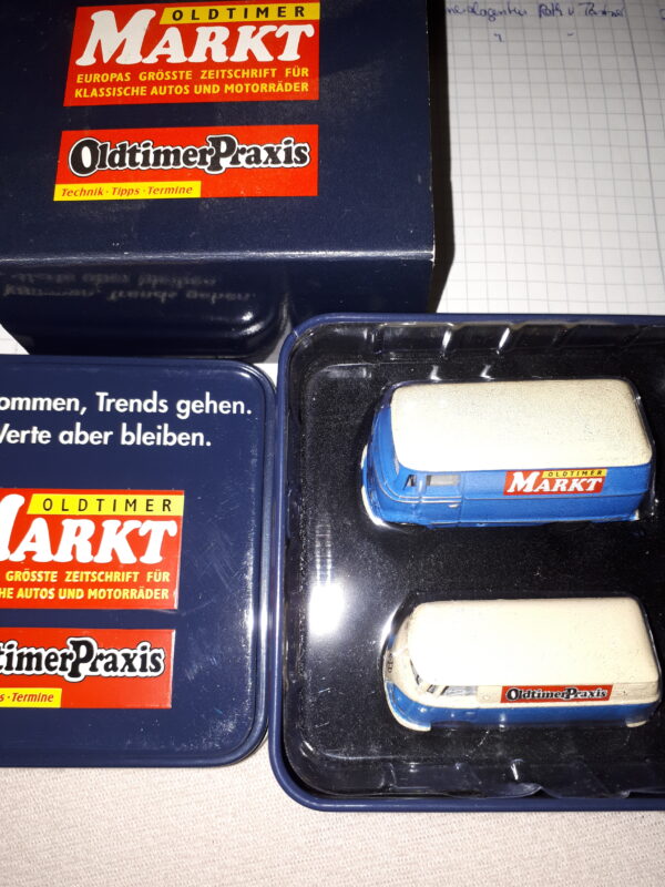 BUB OLDTIMER MARKT/PRAXIS ZUR VETERAMA 2004 ,VW BUS. MB BUS 1:87