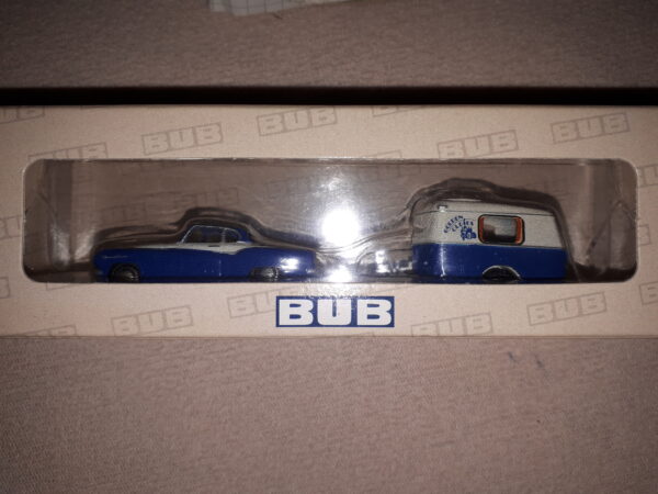BUB 16. FESTIVAL GOLDEN OLDIES IN WETTENBERG , BORGWARD MIT WOHNWAGEN 1:87