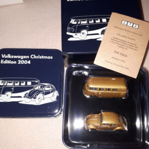 BUB BUBMOBIL EXCLUSIV „VOLKSWAGEN CHRISTMAS EDITION 2004″GOLD  1:87