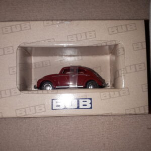 BUB VW KÄFER 1960 DUNKEL ROT 1:87