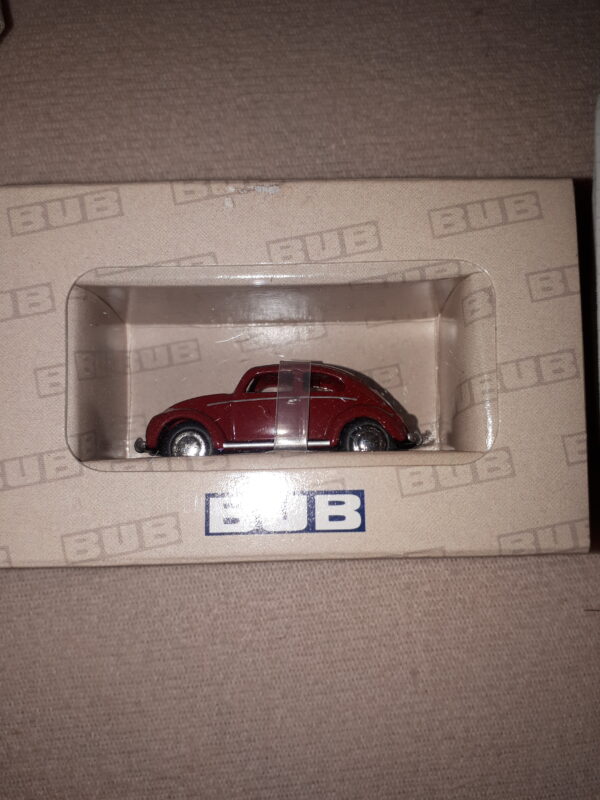 BUB VW KÄFER 1960 DUNKEL ROT 1:87