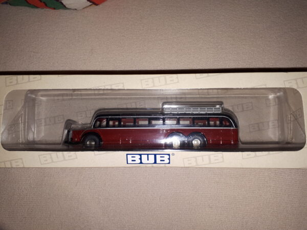 BUB MERCEDES – BENZ O 10000″DUNKELROT/SCHWARZ“ 1:87