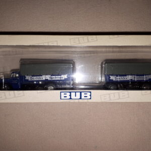 BUB MERCEDES-BENZ L6600 PLANENHÄNGERZUG „DACHSER“ 1:87