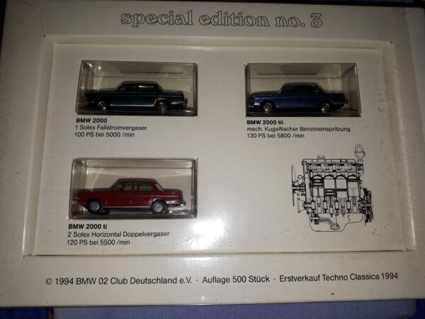 BREKINA SPECIAL EDITION NO.3 BMW 2000,Tii, Ti