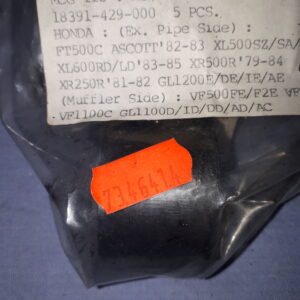 MUFFLER CONNECTING FT500C, XL500 ect.