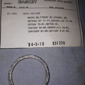 GASKET EX PIPE -254- DIVERSE MASCHINEN