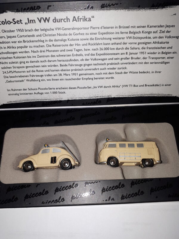 SCHUCO PICCOLO SET „IM VW DURCH AFRIKA“ 1:90