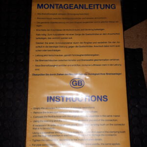 GIRLING MCH 107 V1 STAHLFLEX-BREMSSCHLAUCH HONDA CBR 500 1TLG. VORNE 850mm