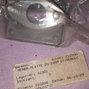 MEMBRAN PLATTE 20-24MM DT/RD 80LC