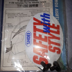 SHOEI SCHRAUBEN SATZ TF 280 SCHWARZ