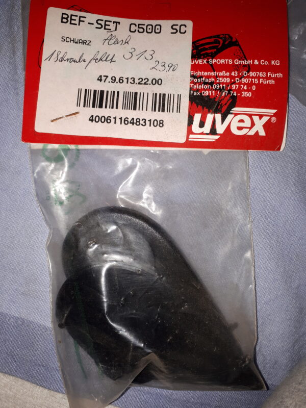 UVEX BEFESTIGUNGS SET C500SC SCHWARZ 1 SCHRAUBE FEHLT