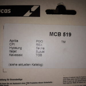 GIRLING MCB 519 DIVERSE MASCHINEN