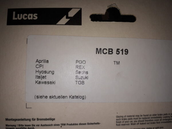 GIRLING MCB 519 DIVERSE MASCHINEN