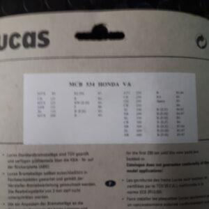 GIRLING MCB 534 MIT ABE HONDA