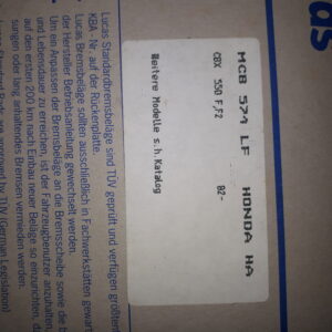 GIRLING MCB571LF MIT ABE, HONDA CB550F,F2 82-