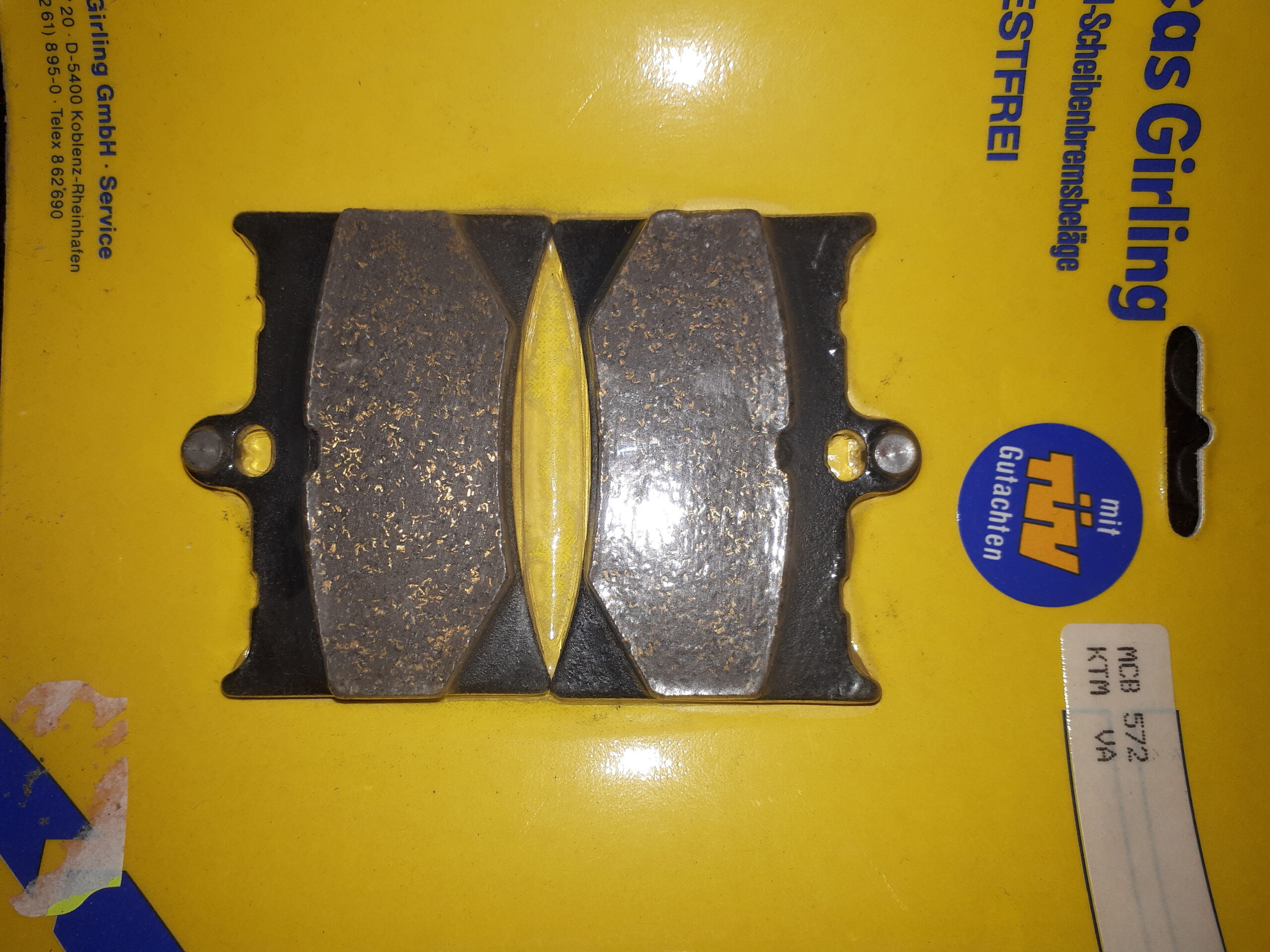 GIRLING MCB 572, KTM