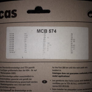 GIRLING MCB574 HONDA ;YAMAHA