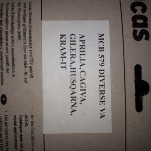 GIRLING MCB578 APRILIA