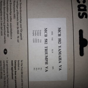 GIRLING MCB 582 YAMAHA,TRIUMPH