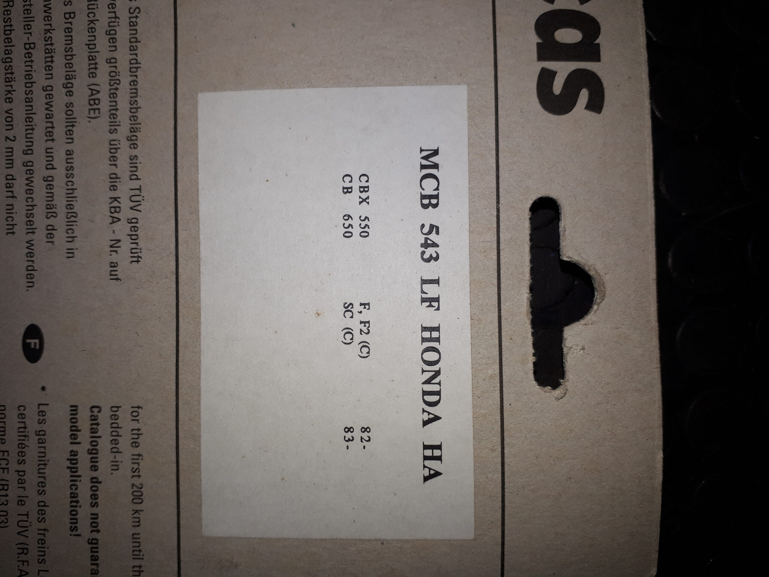 GIRLING MCB543LF, HONDA