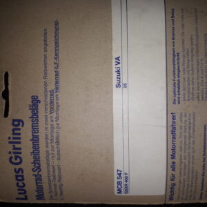 GIRLING MCB547, SUZUKI