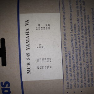 GIRLING MCB549, YAMAHA