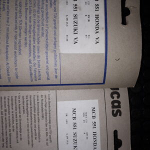 GIRLING MCB551 MIT ABE, SUZUKI,HONDA