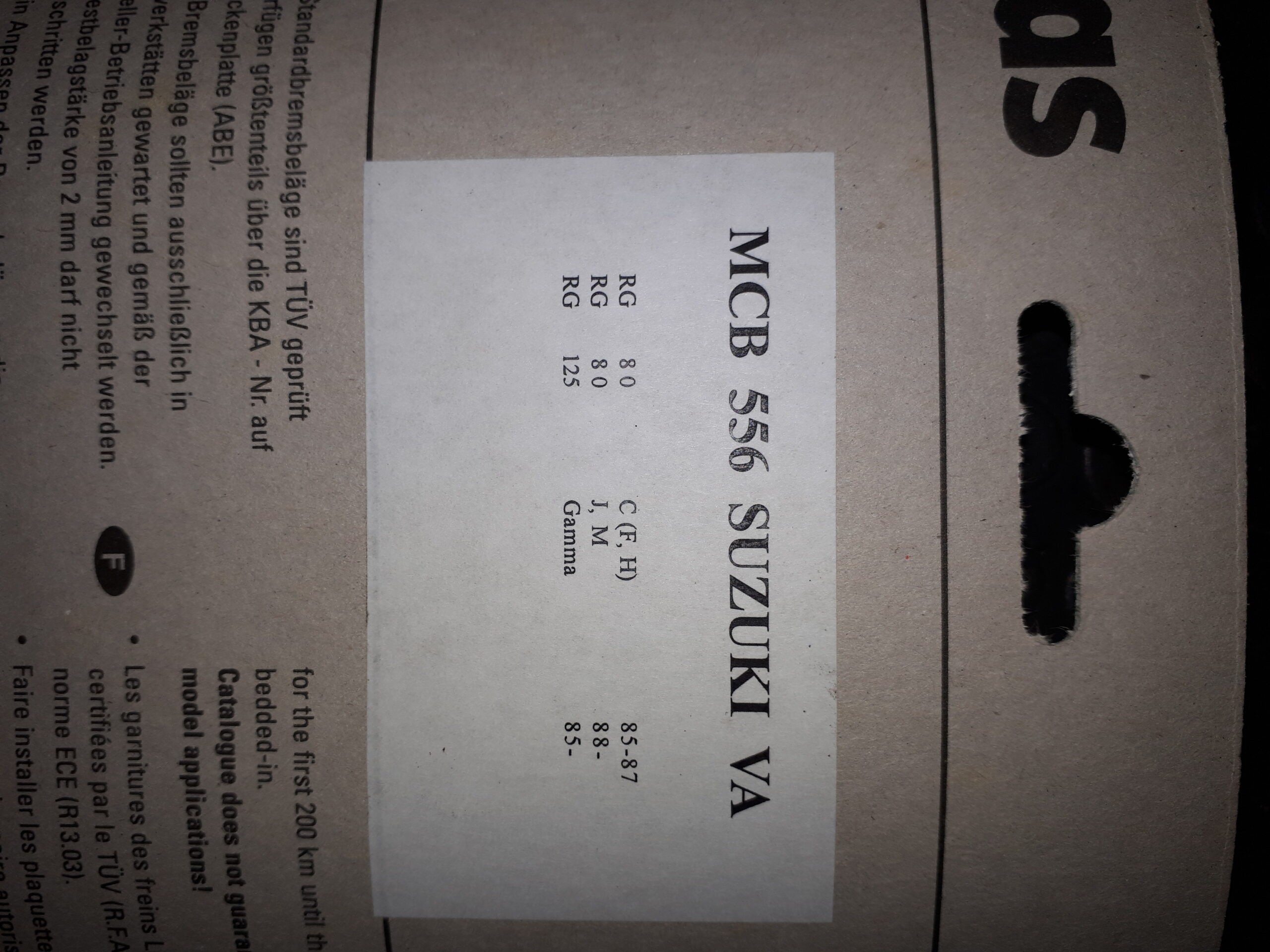 GIRLING MCB555LF KAWASAKI