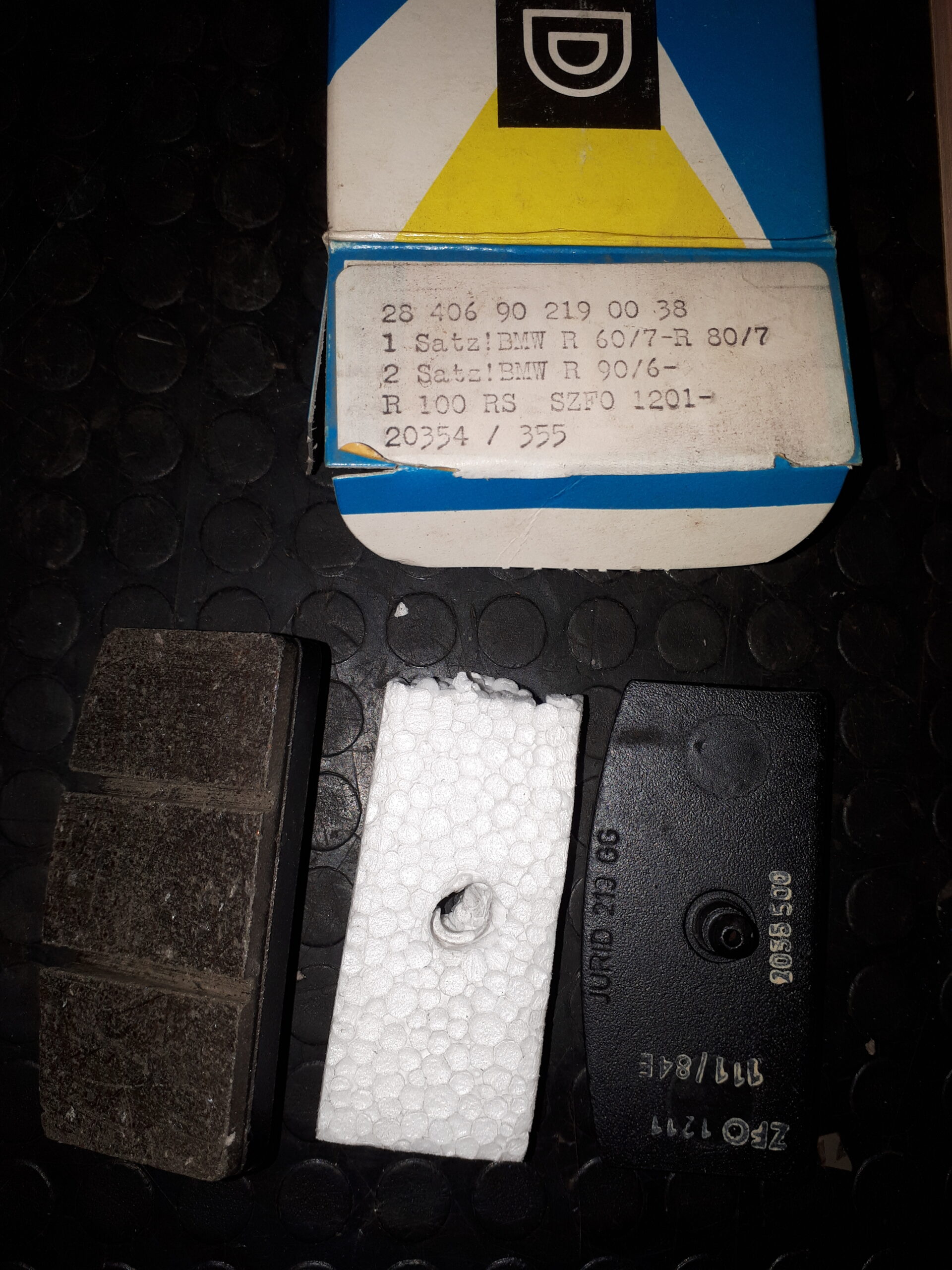 JURID BREMSKLÖTZE BMW R60/7-R,80/7 ect.