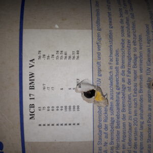 GIRLING MCB 17 , BMW