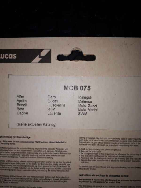 GIRLING MCB75 DIVERSE MASCHINEN