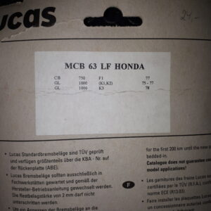 GIRLING MCB 63LF, Honda